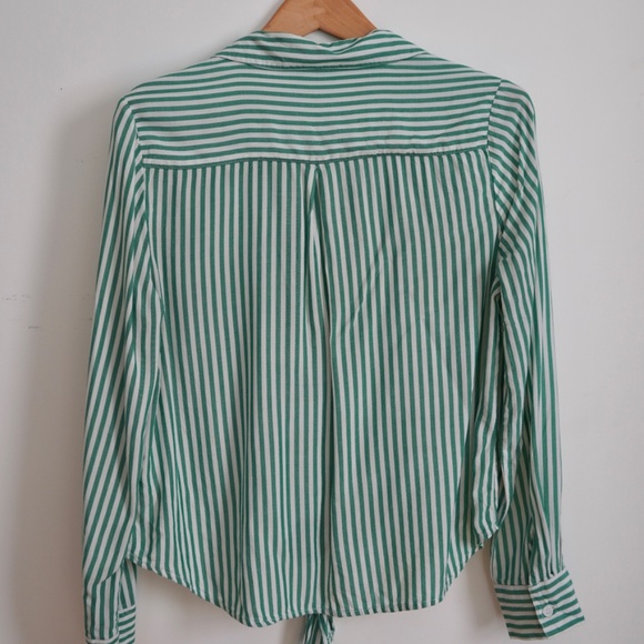 Collared striped button down shirt - Picture 2 of 4